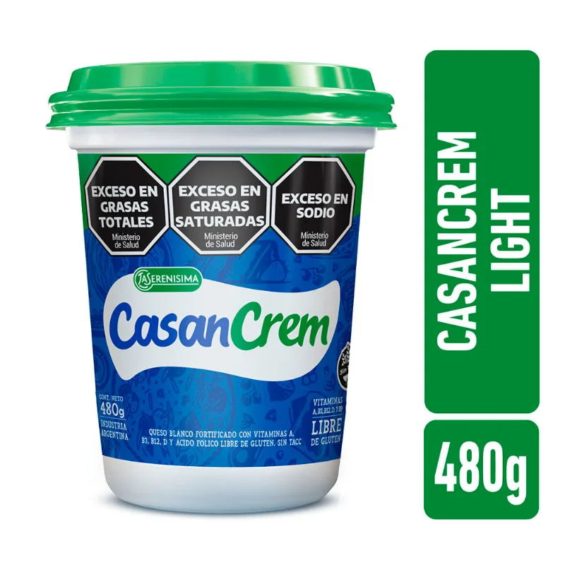 Queso Blanco Light Casancrem 480gr