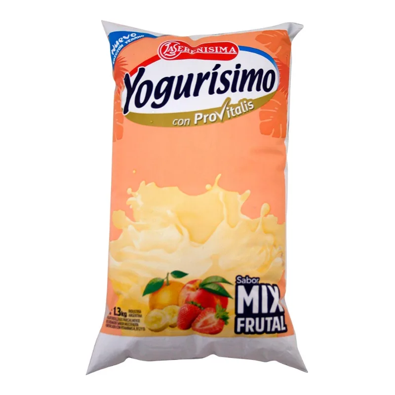 Yogur Entero Yogurisimo Bebible - Mix Frutal 1.3lt
