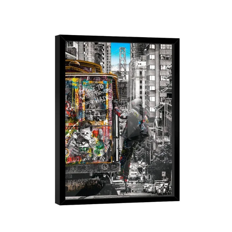 Quadro Arte Do Bondinho -- Br Artes