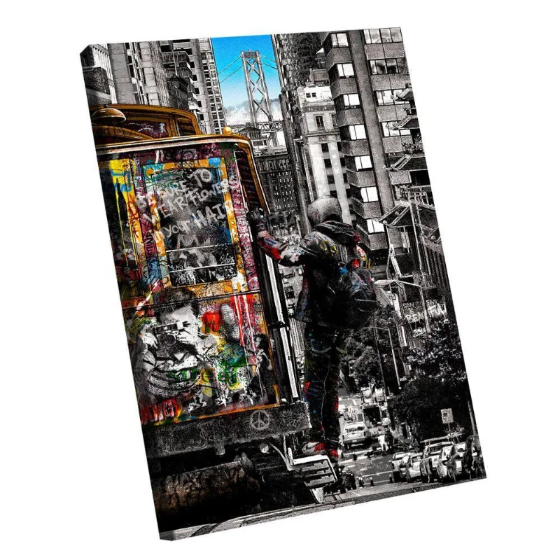 Quadro Arte Do Bondinho -- Br Artes