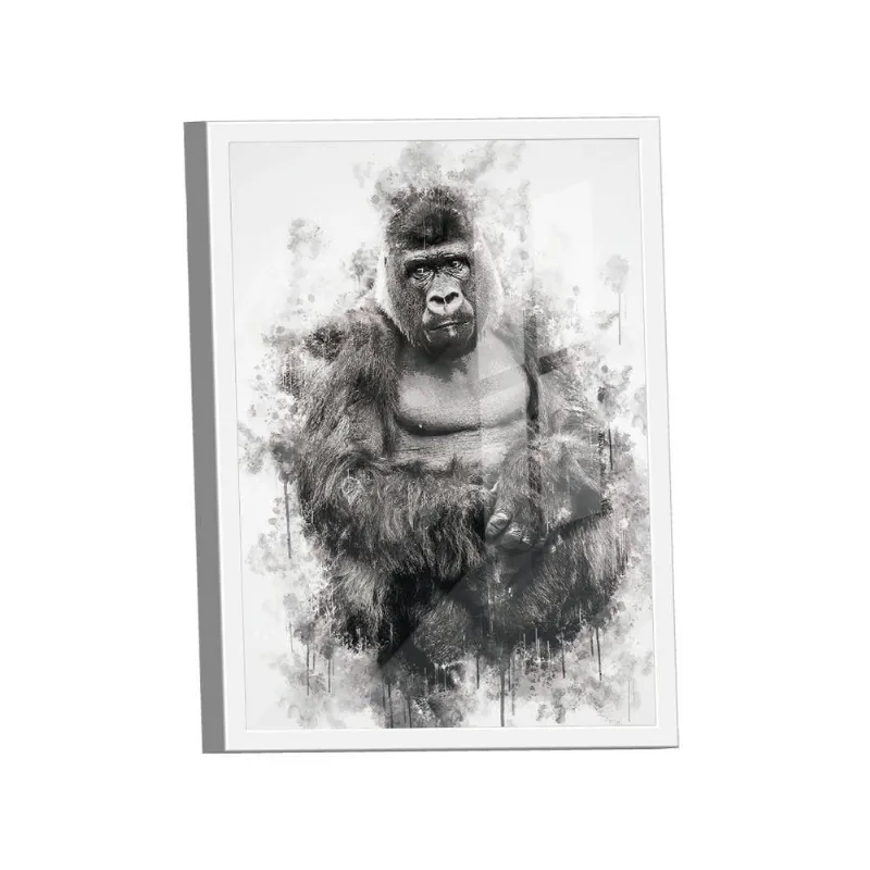 Quadro Gorila -- Br Artes