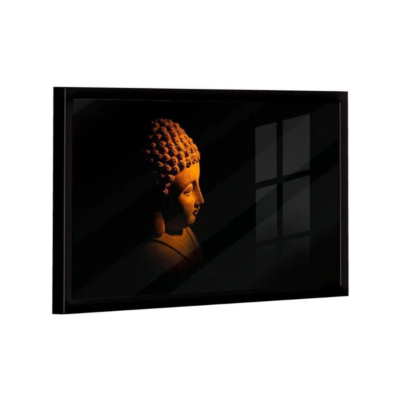 Quadro Buda No Preto -- Br Artes