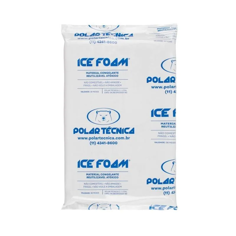 Gelo Artificial Espuma Ice Foam 900g L Kit Com 07 Unidades