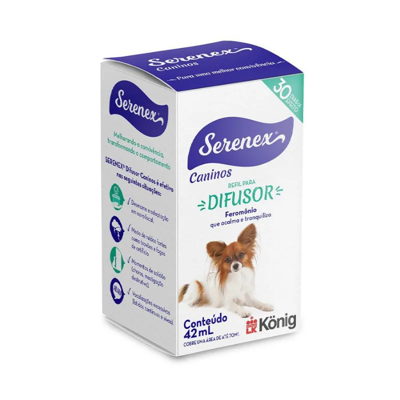 Refil Serenex Canino 42ml - Feromônio Comportamentos