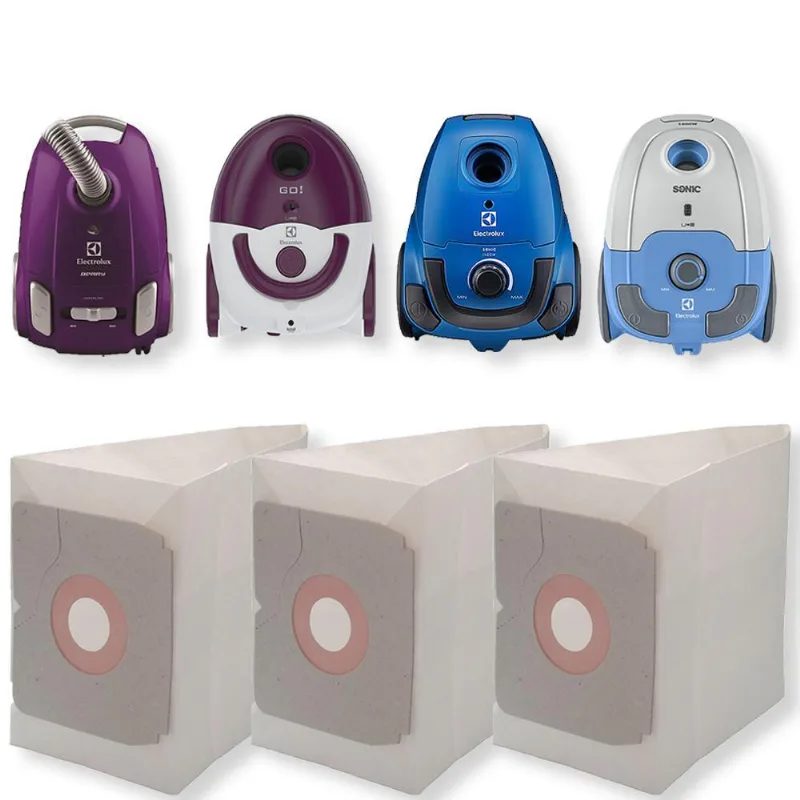 Refil Saco Coletor Aspirador Electrolux Berry Go Sonic - 3 Un.