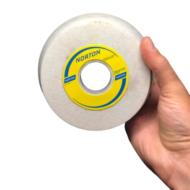 Rebolo Copo Cônico Branco Para Retífica 6 X 2 X 31,75mm