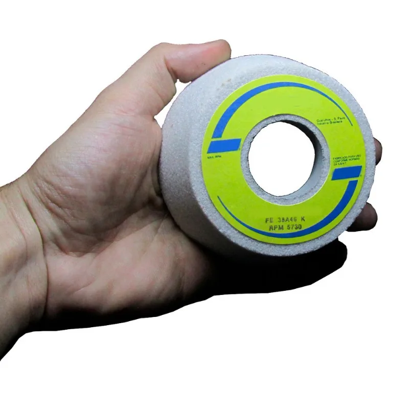 Rebolo Copo Cônico Branco Para Retífica 4 X 2 X 31,75mm