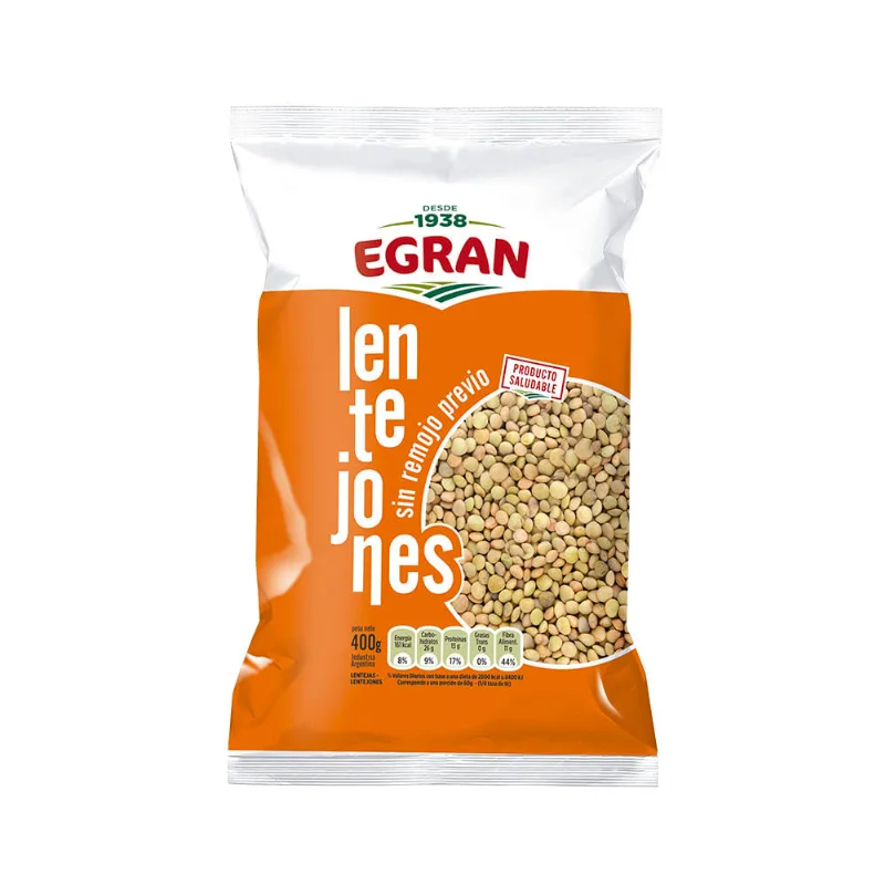 Lentejones 400 Grs Egran Lentejones Egran 400 Gr