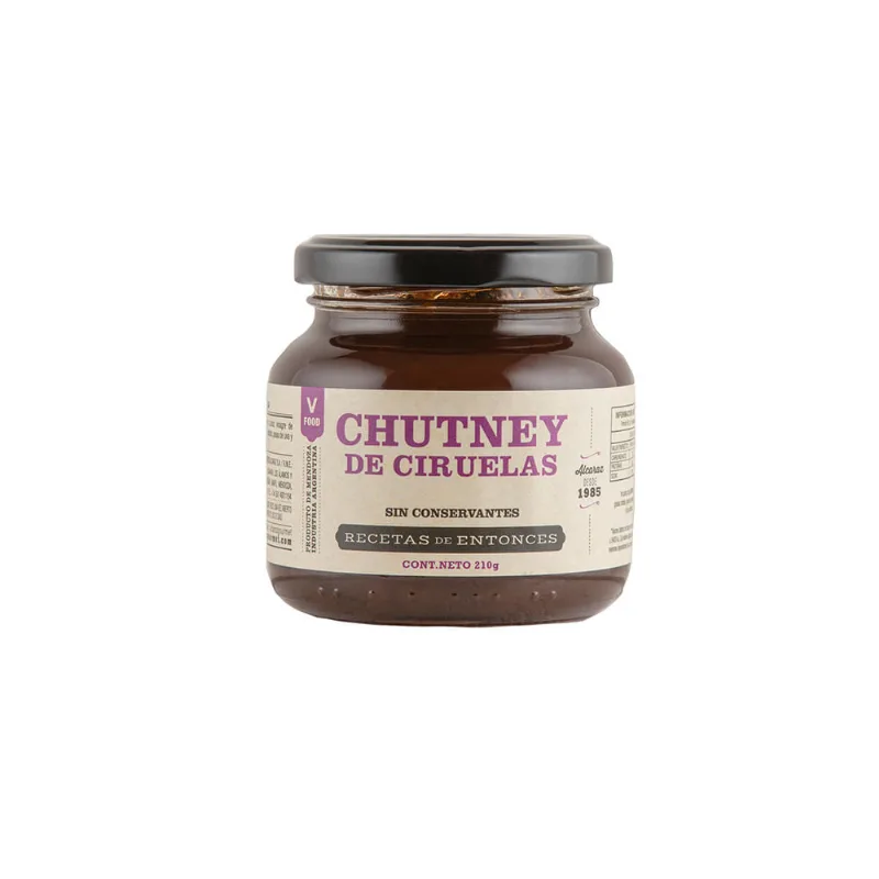 Chutney Sabor Ciruela 210 Grs Recetas de Entonces