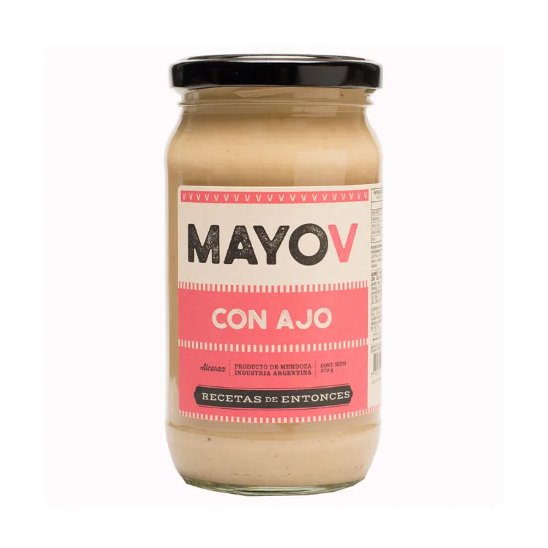 Mayonesa Vegana Con Ajo Mayov 270 Gr Recetas De Entonces