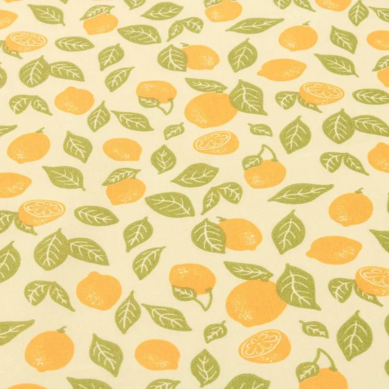 Tricoline Estampado 100% Algodão - 3m - Tpu57 Limão