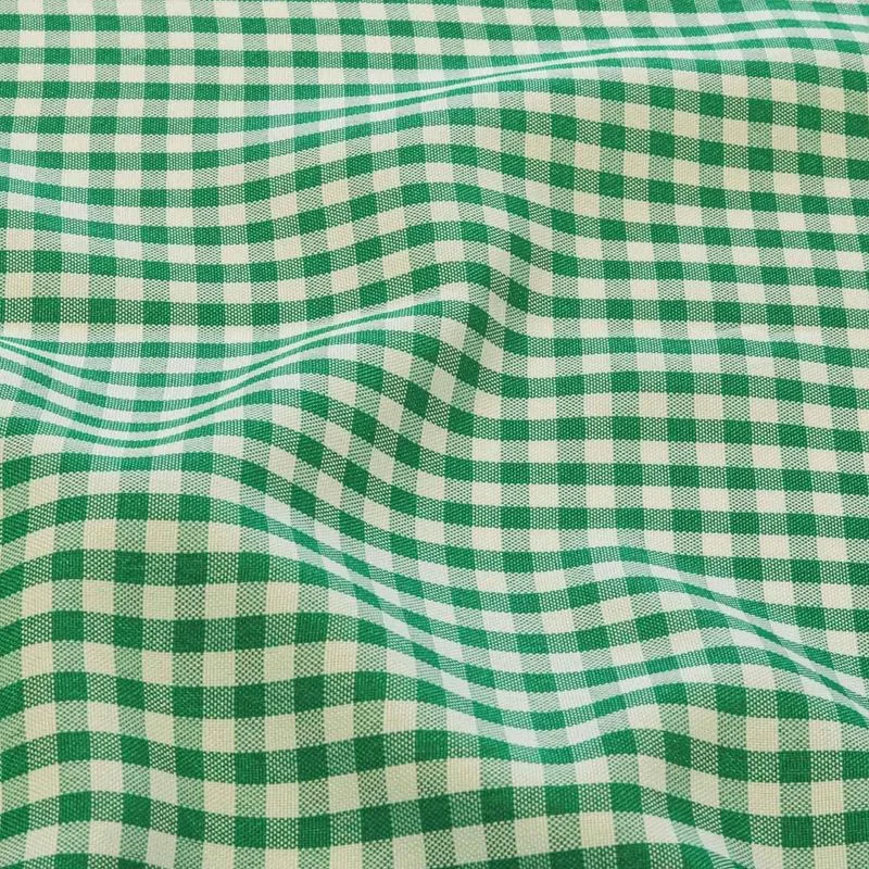 Tecido Oxford Estampado Xadrez Toalha Mesa - Rolo 15 Metros