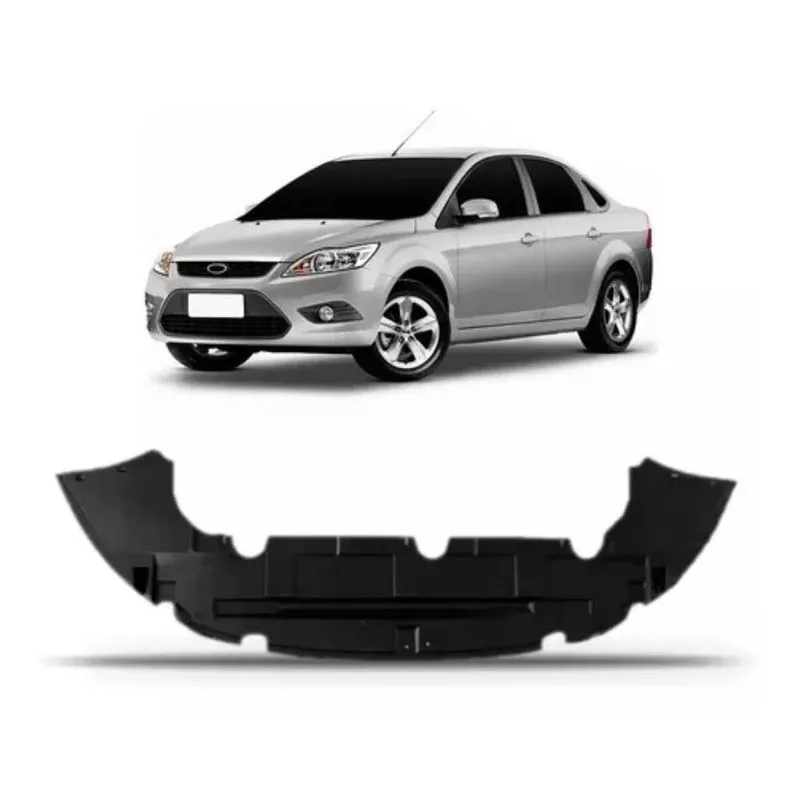 Defletor Focus Parachoque Dianteiro 2009 A 2013 Hatch Sedan