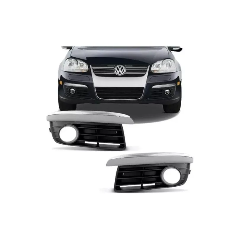 Par Grade Tela Milha Jetta 2007 A 2010 Completa Nova