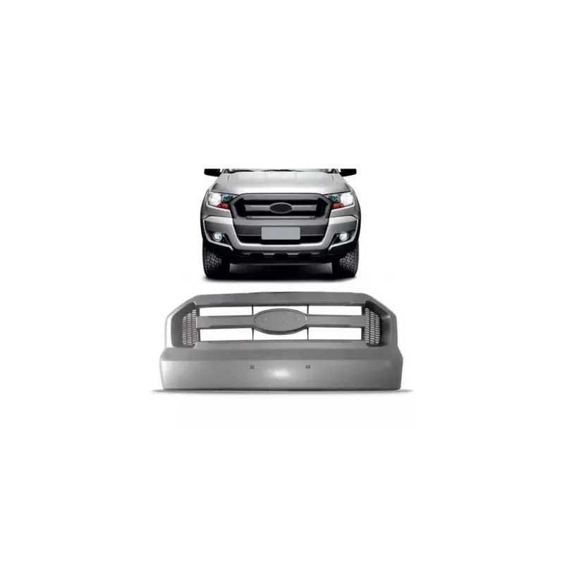 Grade Radiador Ford Ranger 2016 A 2019 Cinza Nova