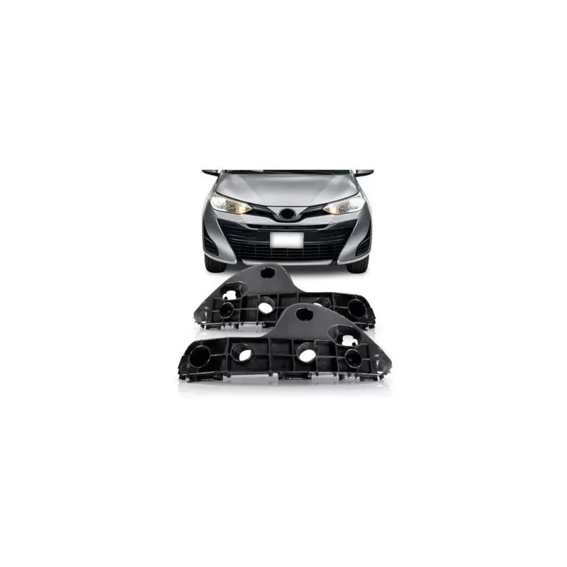 Par Guia Parachoque Dianteiro Yaris Hatch Sedan 2018 A 2022