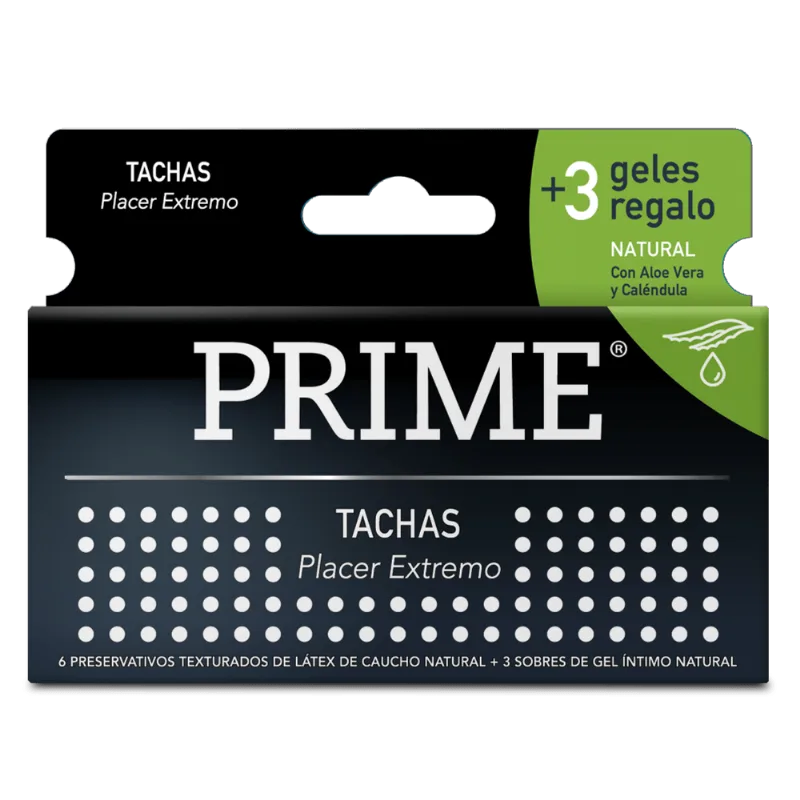 Preservativo Prime tachas x 6 uni