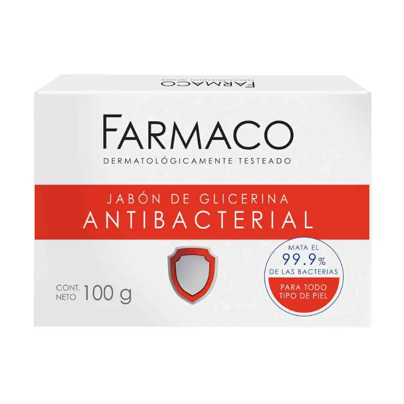Jabón De Glicerina La Farmaco-antibacterial-pas-gr.-100