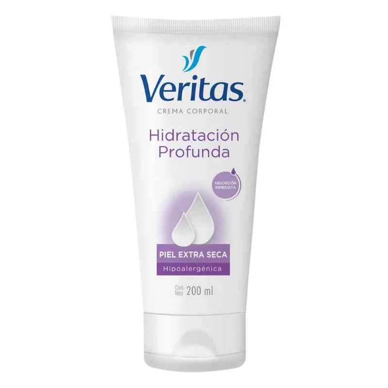 Crema Corporal Veritas Piel Extra Seca 200 Ml