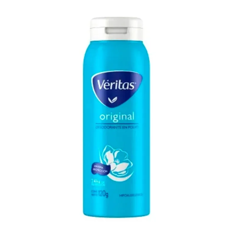 Polvo desodorante Veritas clásico 120 g.