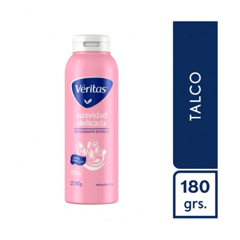 Polvo desodorante femenino Véritas 180 grs. Polvo desodorante femenino Véritas 180 grs