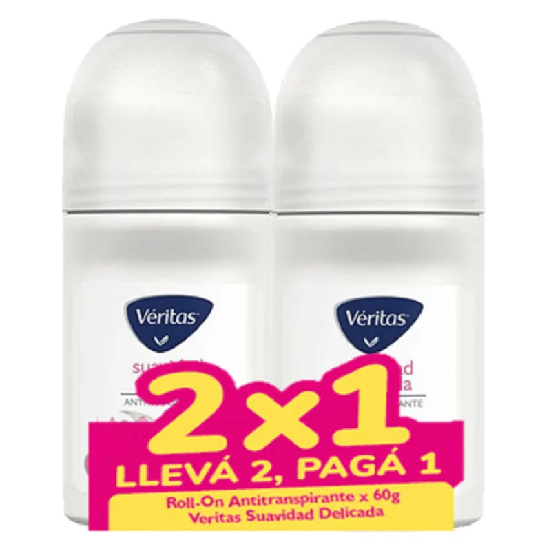 Desodorante Veritas Roll-on Suavidad Delic X2