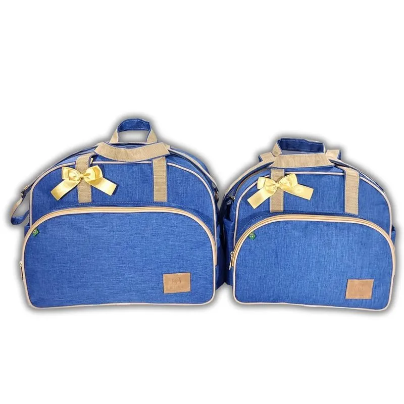 Kit Bolsas Maternidade Bebe Menina Menino Enxoval Trocador