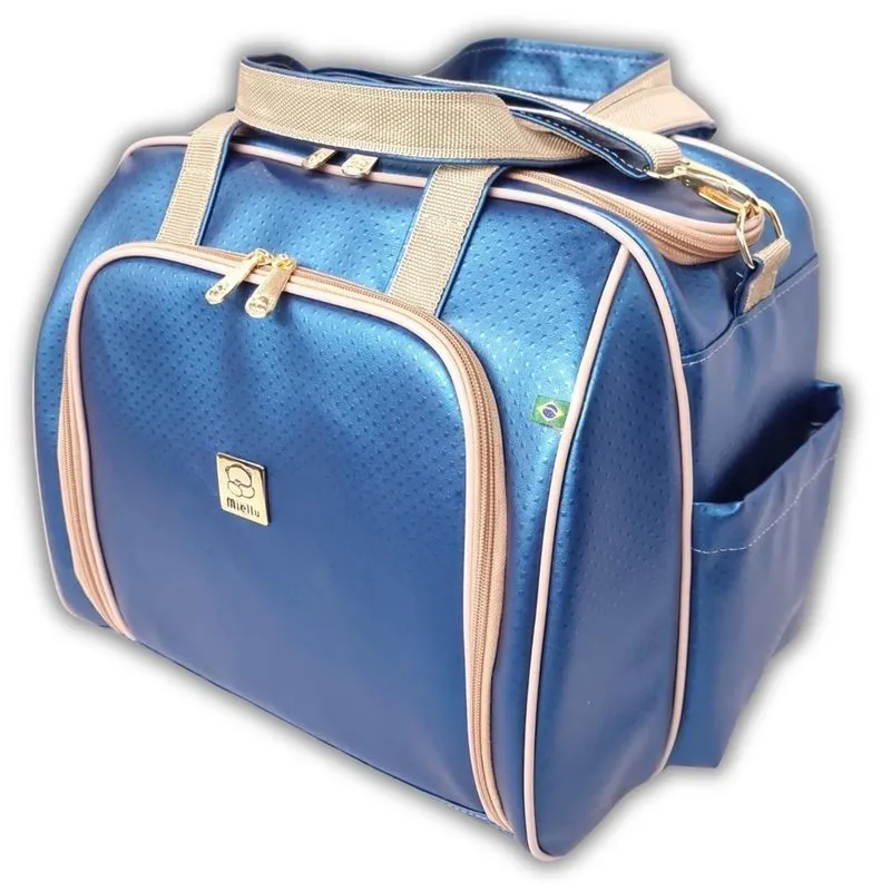 Bolsa Térmica Picnic Acampamento Transporte Miellu Azul