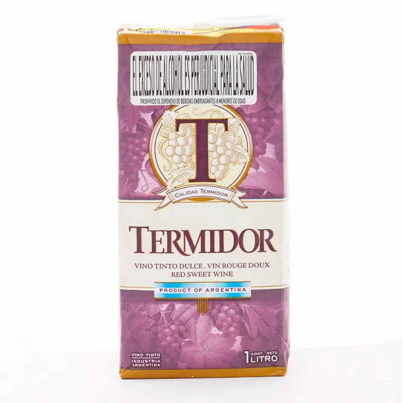 V. TINTO DULCE TERMIDOR 1000 ml V. TINTO DULCE TERMIDOR 1000 Mililitro