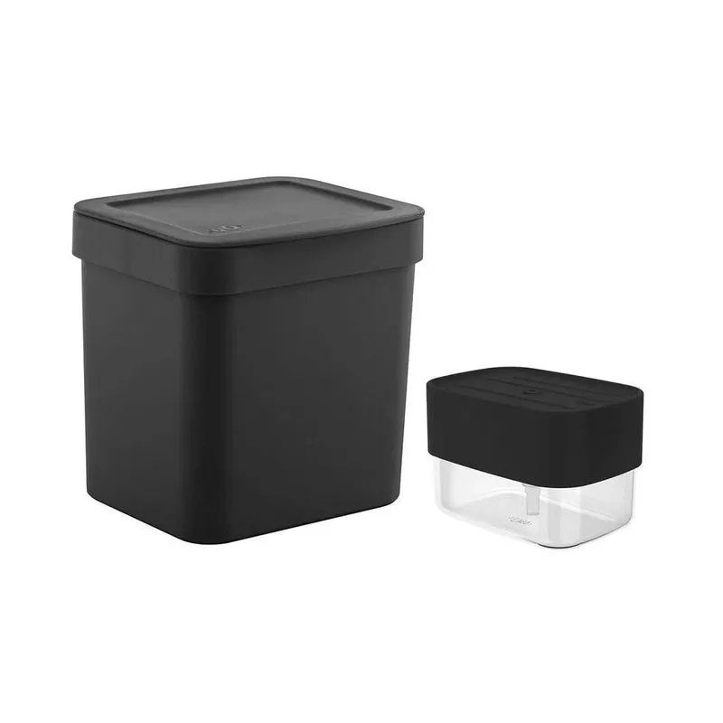 Conjunto Dispenser Para Detergente Com Lixeira 4.7l Trium Ou