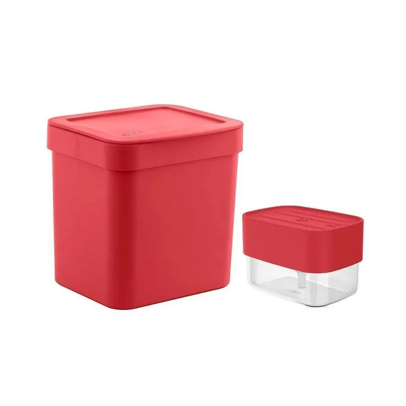 Conjunto Dispenser Para Detergente Com Lixeira 4.7l Trium Ou