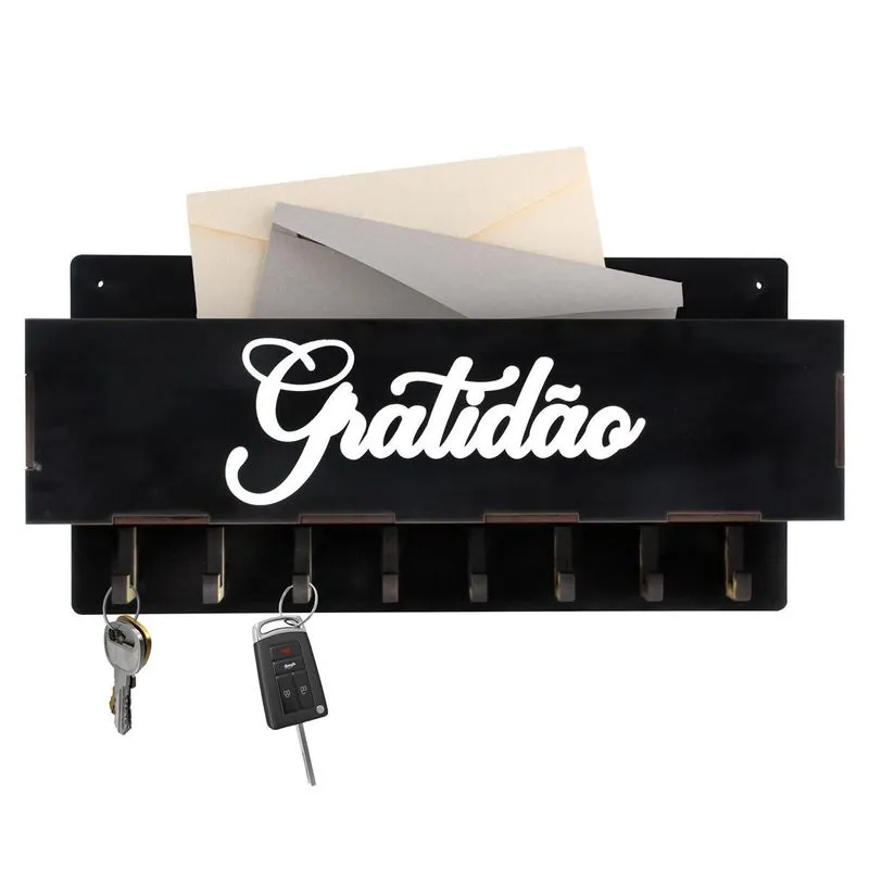 Suporte Para Chaves Multiuso Porta Lápis Criativo 8 Chaveiro