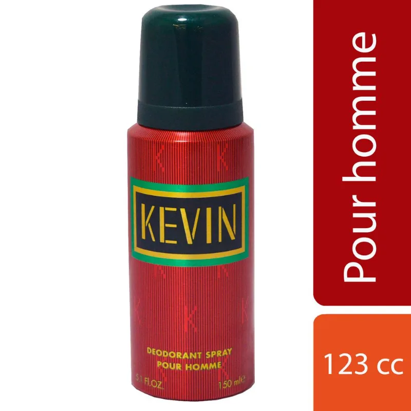 Desodorante Kevin en aerosol masculino 123 cc.