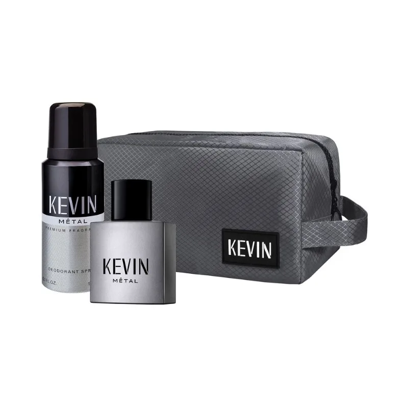 Necessaire Kevin metal 60 cc. + desodorante 150 cc.