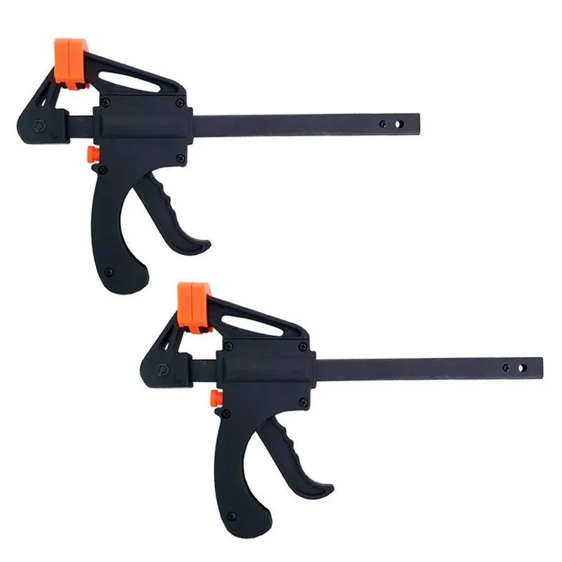 Kit 2 Grampos Sargento De Aperto Rápido 6 Pol. Haste Grossa
