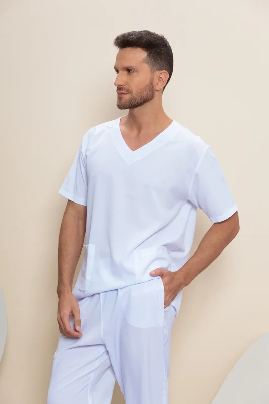 Scrub Masculino Bruno BRANCO / 52/5G