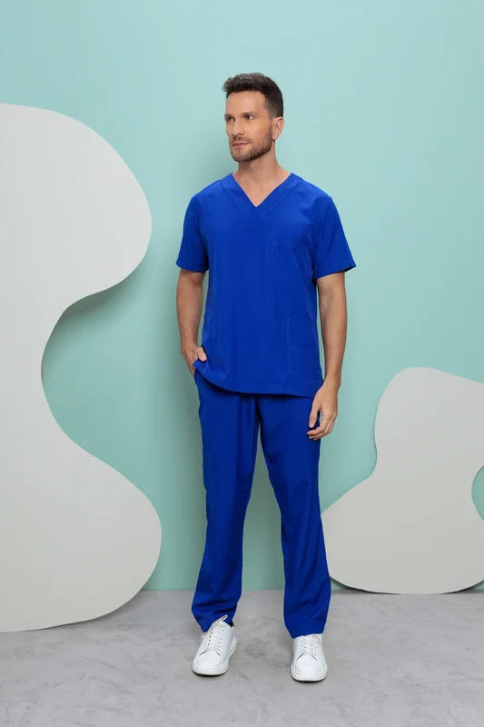 Scrub Masculino João AZ BIC / 42/M