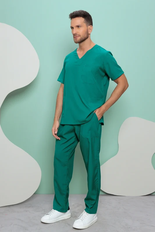 Scrub Masculino João VERDE ESCURO2 / 44/G