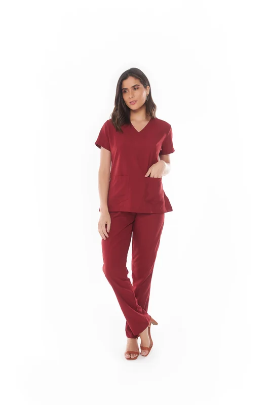 Scrub Feminino Juliana VINHO / 52/5G