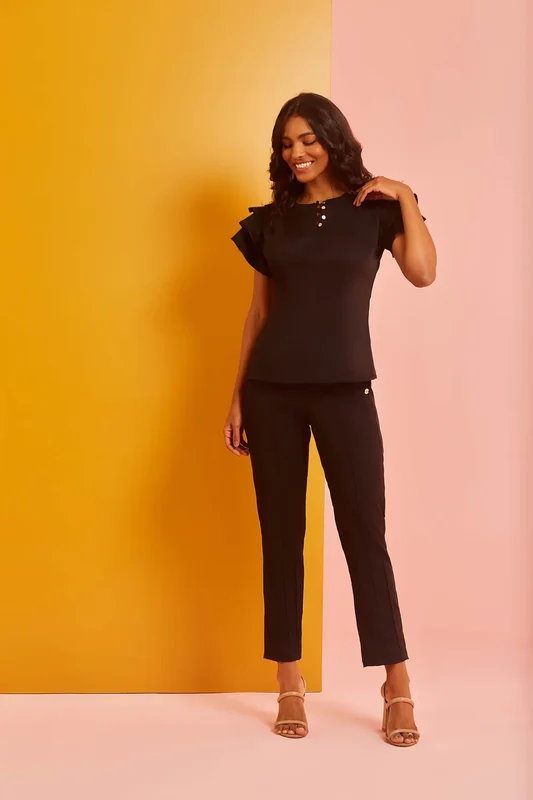 Scrub Feminino Socorro PRETO / 36/PP