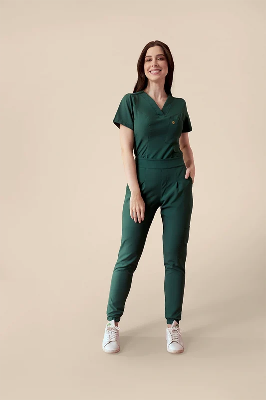 Scrub Feminino Clara VD FOLHA / 44/GG