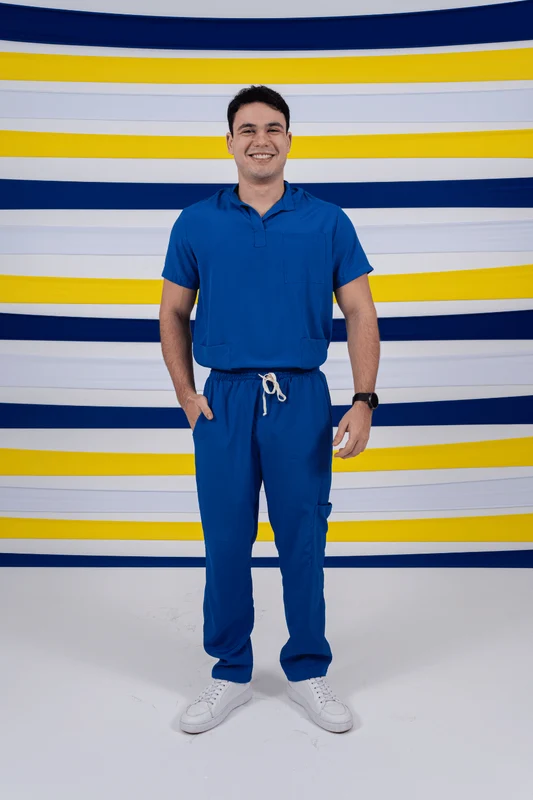 Scrub Masculino Lucas AZ BIC / 40/M