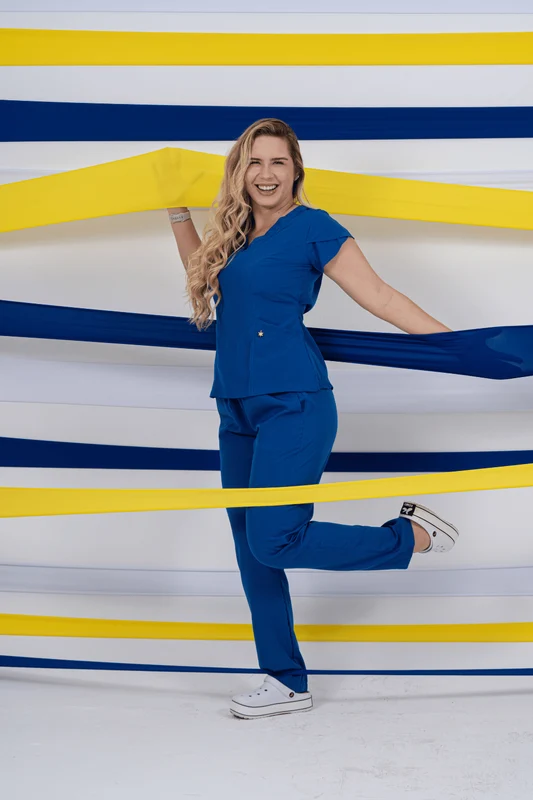 Scrub Feminino Julia Premium AZ BIC / 36/PP