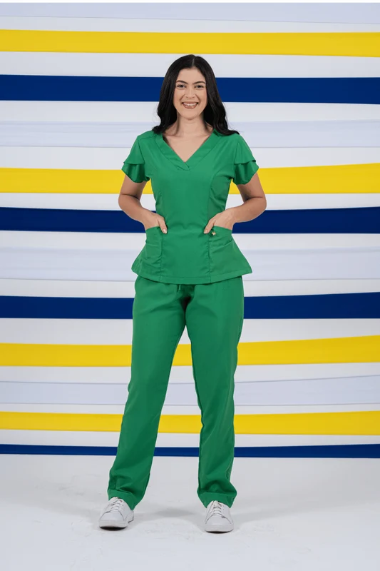 Scrub Feminino Julia VD BANDEIRA / 38/P