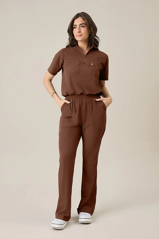Scrub Feminino Yara CHOCOLATE / 38/P
