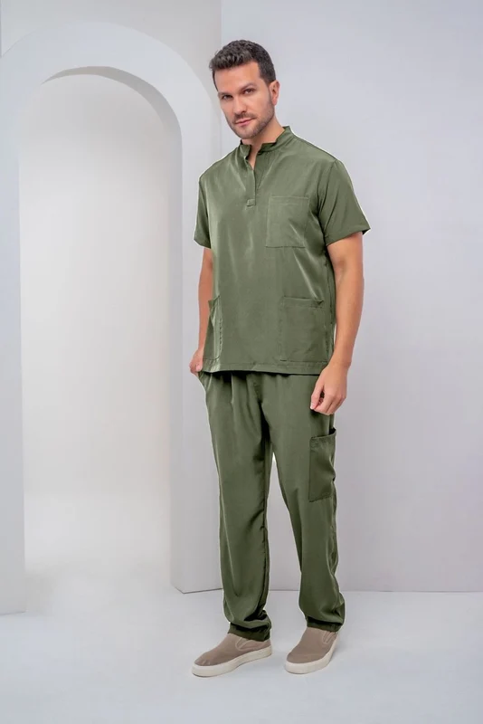 Scrub Masculino Lucas VD OLIVA / 46/3G