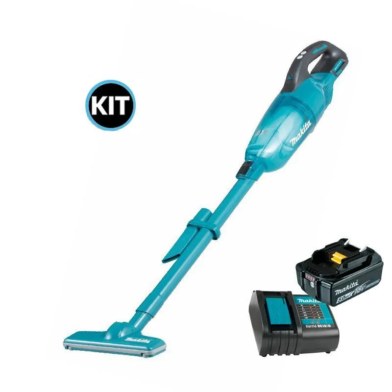 Kit Aspirador A Bateria Makita 18v DCL281FZ + Bateria 18v 5a