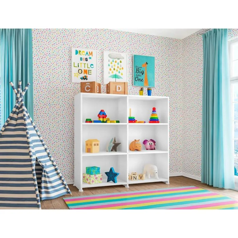 Estante Infantil Marrocos Branco Casa Moderna