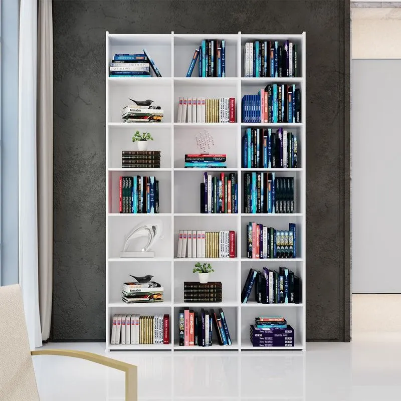 Livreiro Multiuso Montenegro Branco Casa Moderna