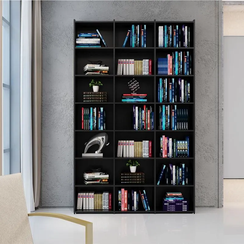 Estante para Livros Montenegro Preto Casa Moderna